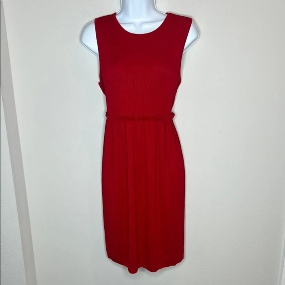 SHEIN Vibrant Red Midi Dress - Picture 1 of 3